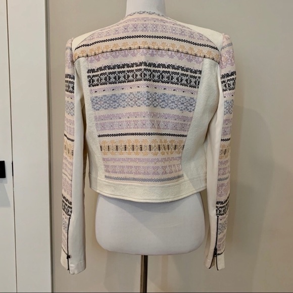 BcbgMaxazria Cropped Embroiled Jacket - Picture 4 of 4